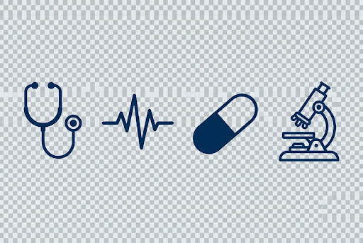 Stethoskop-Symbol für Allgemeinmedizin
