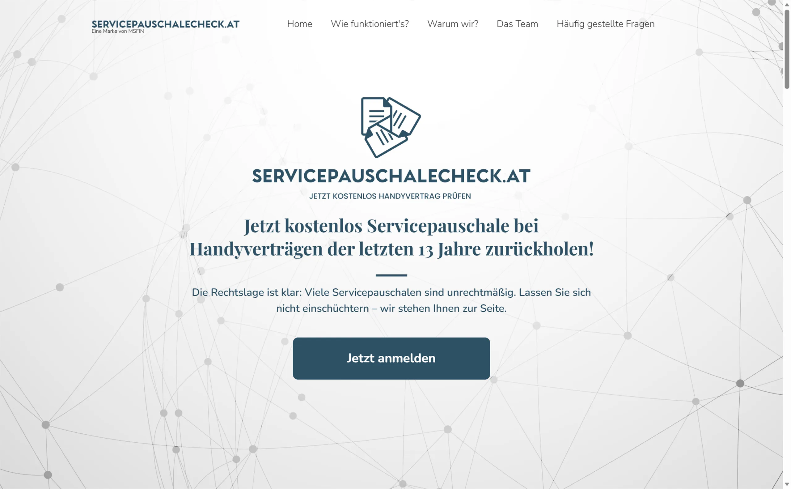Servicepauschale Check – Custom Development Projekt von creatingfaces Wien