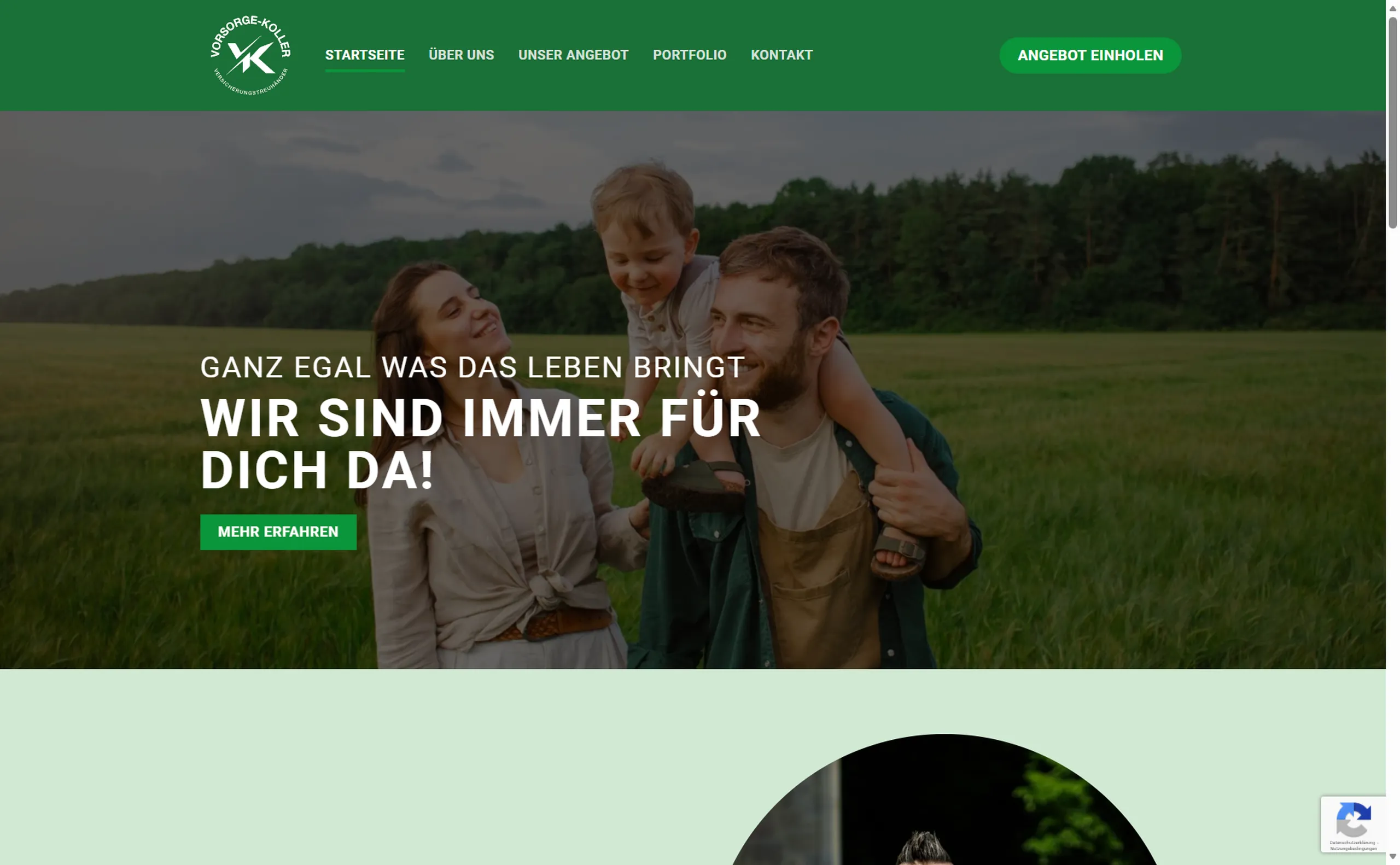 Vorsorge Koller – WordPress Projekt von creatingfaces Wien